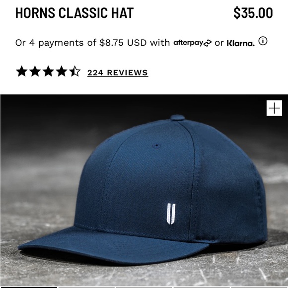 NOBULL Horns Classic Hat Navy Unisex - Picture 8 of 8
